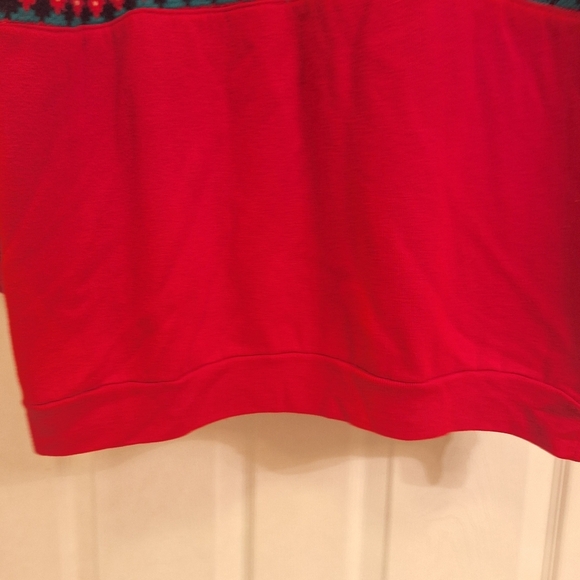 Vintage Pink Snowflake Sweatshirt  Size Medium - Picture 4 of 6